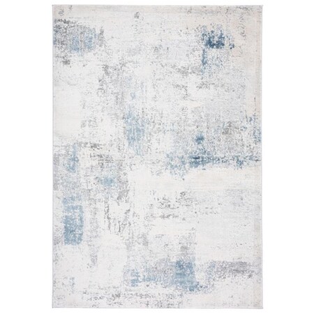 Safavieh 4 x 6 ft. Contemporary Vogue Power Loomed Rectangle Area Rug Grey & Blue VGE216F-4